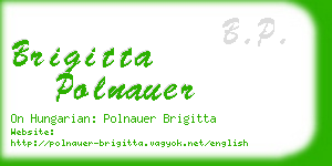 brigitta polnauer business card